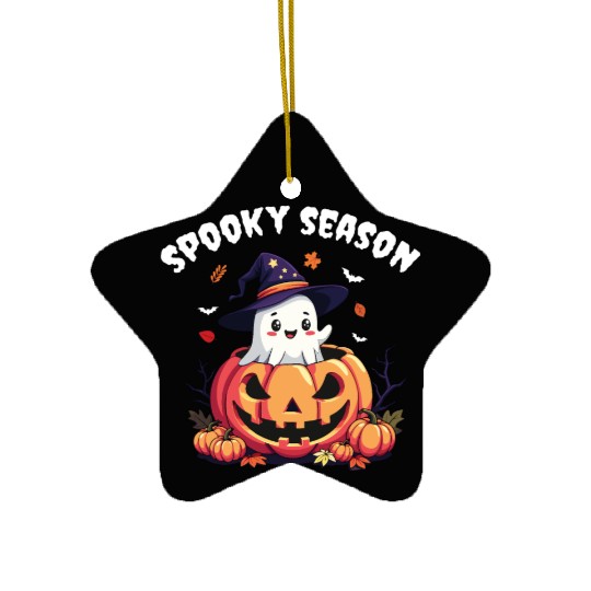 Spooky Season Ceramic Ornaments
