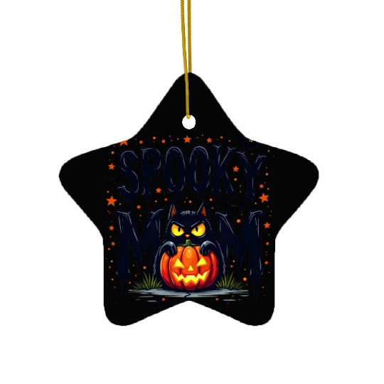 Spooky Season Ceramic Ornaments