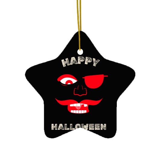 Happy Halloween, No Scares! Ceramic Ornaments