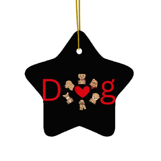 dog lovers Ceramic Ornaments