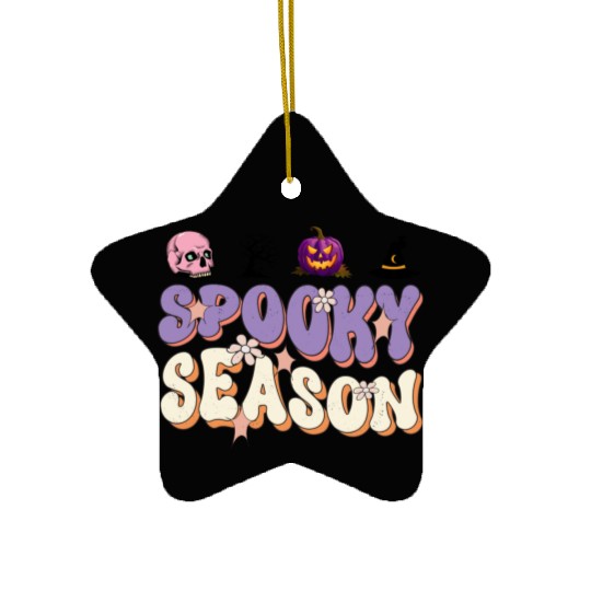 Spooky Season Ceramic Ornaments Design