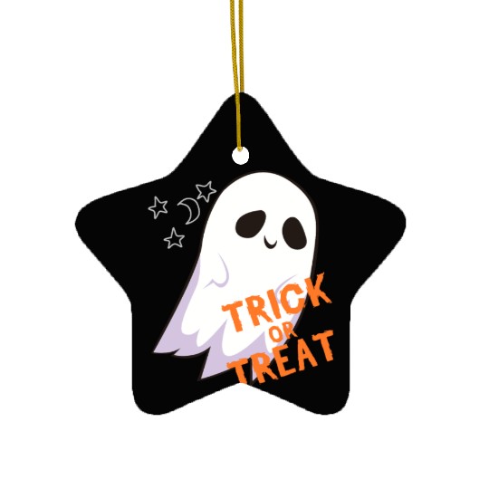 Trick or Treat Ceramic Ornaments