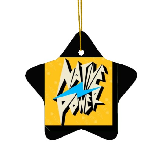 Indigenous People Logos Ceramic Ornaments