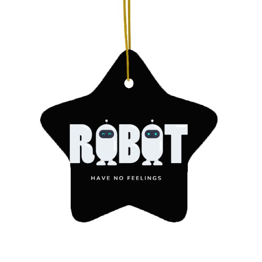 Purple Modern AI Robot Ceramic Ornaments 1