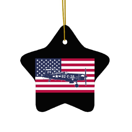 World War II American aircraft Ceramic Ornaments