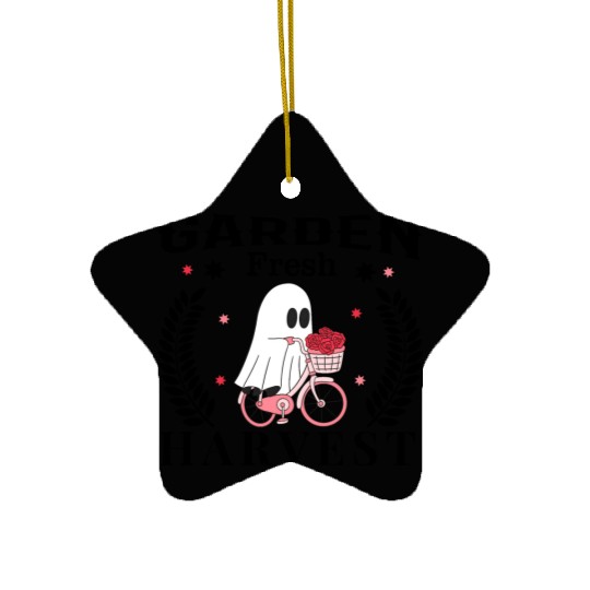 Garden Fresh Harvest, Flowers Harvest Design Ceramic Ornaments