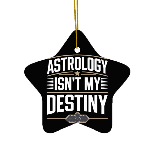 Astrology Skeptic Critical Thinking Ceramic Ornaments