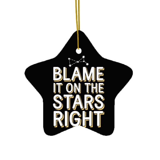 Astrology Skeptic Critical Thinking Ceramic Ornaments