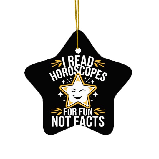 Astrology Skeptic Critical Thinking Ceramic Ornaments
