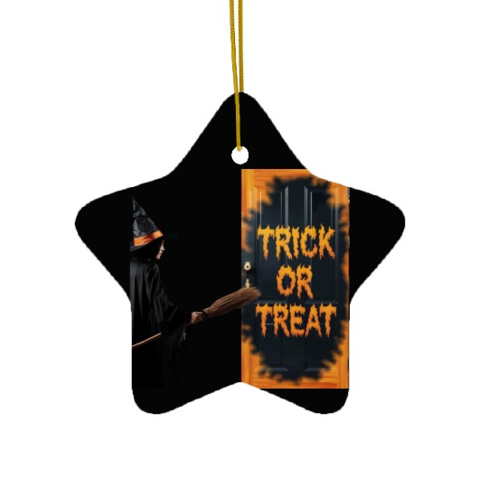 Witching Hour: Trick or Treat Ceramic Ornaments