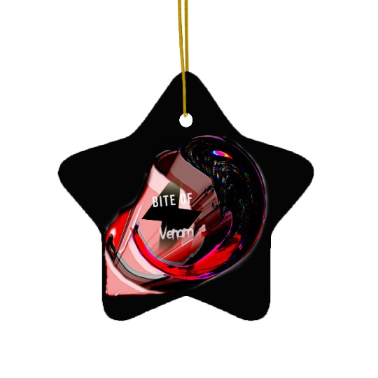 Bite of venom by Astronaut Ceramic Ornaments