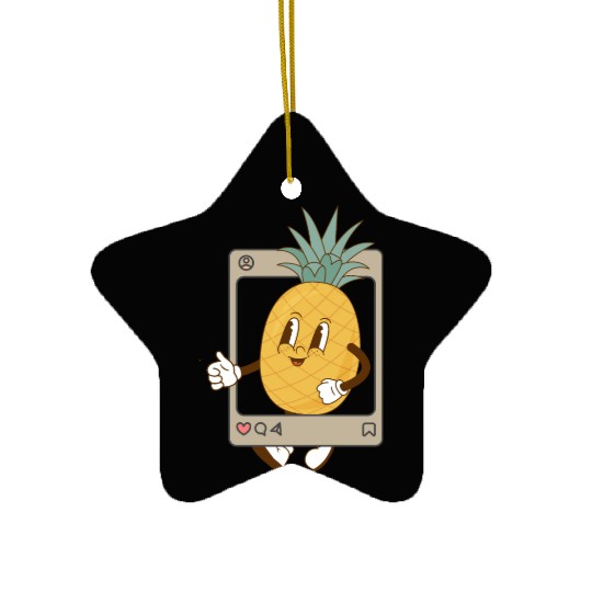 pineapple funny Ceramic Ornaments