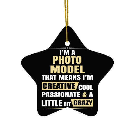 Photo Model Creative Cool And Crazy Ceramic Ornaments
