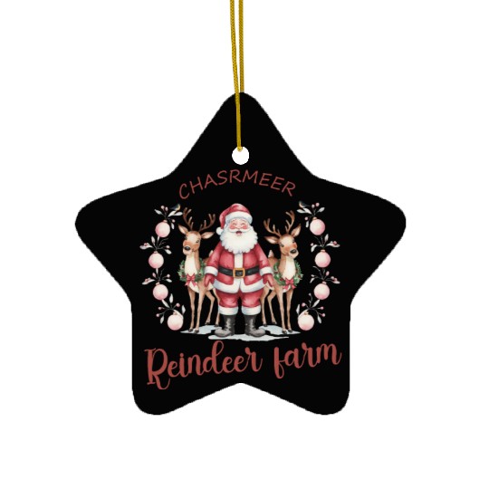 Merry christmas, Christmas Retro Ceramic Ornaments