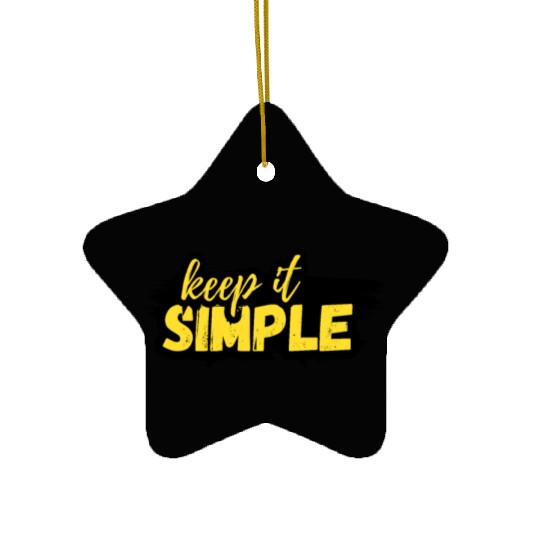 Keep it Simple Ceramic Ornaments