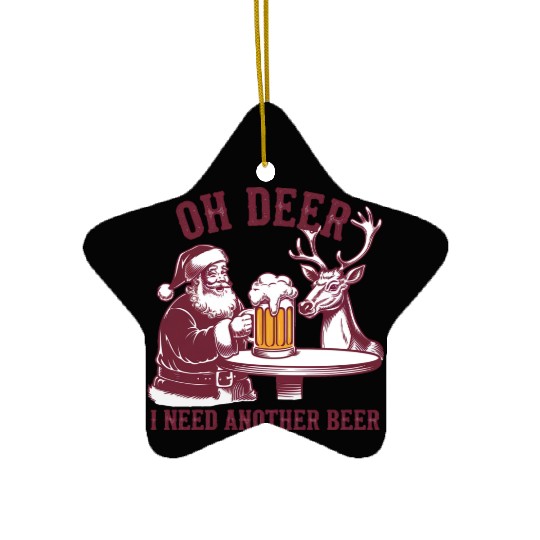 Cute Christmas, Christmas Animals Ceramic Ornaments