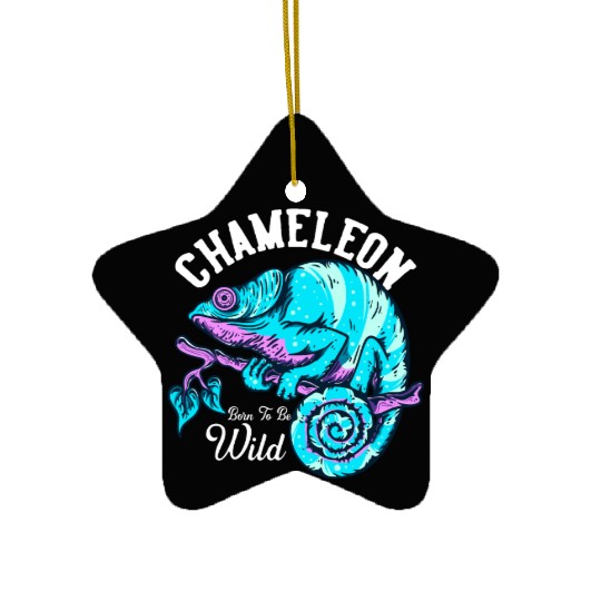 Chameleon Ceramic Ornaments
