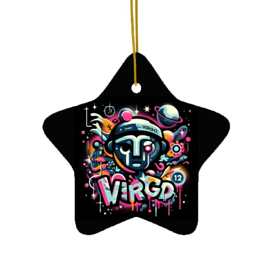 planet virgo robo Ceramic Ornaments