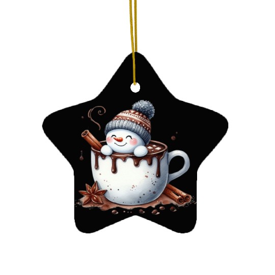 Snowman Christmas, Cute Christmas, Christmas Ceramic Ornaments