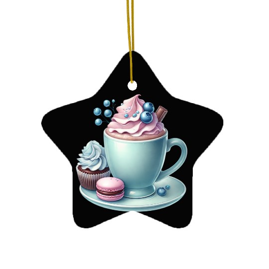 Christmas ice cream, Merry Christmas Ceramic Ornaments