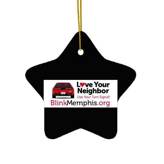 Blink Memphis Ceramic Ornaments
