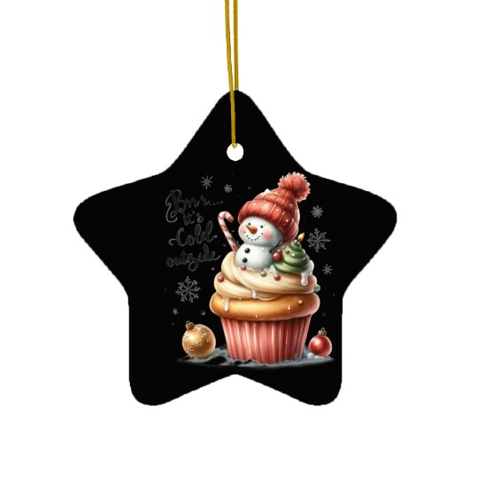 Snowman Christmas, Merry Christmas Ceramic Ornaments