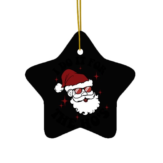 Santa Christmas, Christmas Retro Ceramic Ornaments