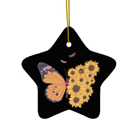 Butterfly design products Ceramic Ornaments