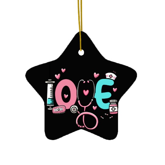 Happy Valentines Day, Valentin Retro Ceramic Ornaments