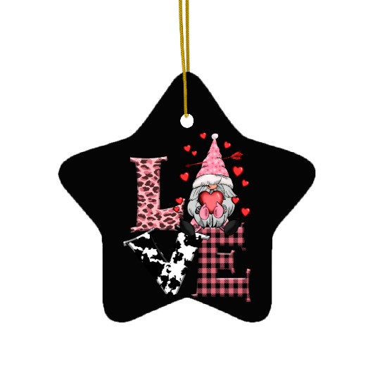 Gnomes Valentines Revelin Ceramic Ornaments