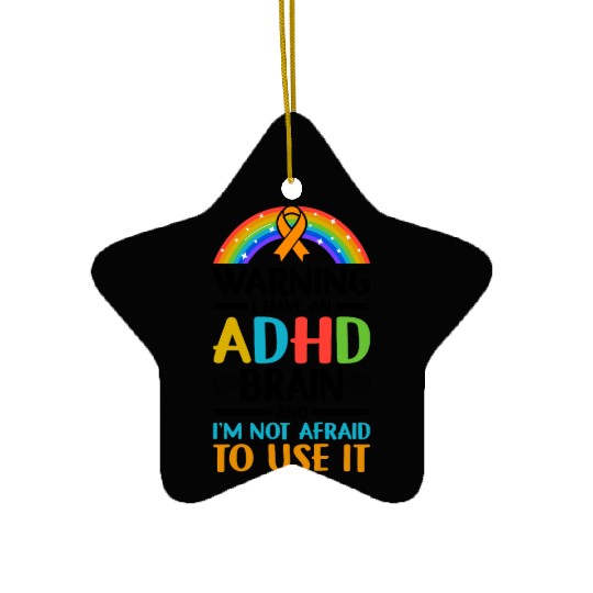 Autism Awareness Neurodivergent ADHD Ceramic Ornaments