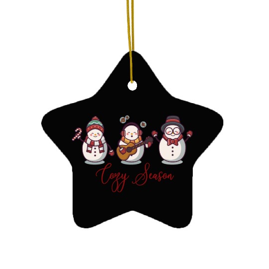 Cozy Season Ceramic Ornaments