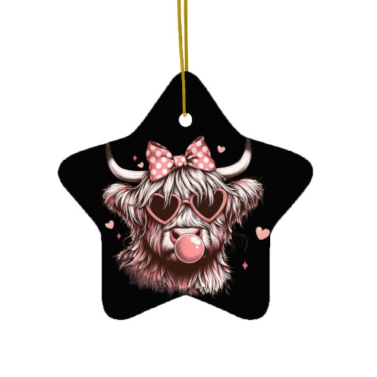 Valentines Day, Valentine Retro Ceramic Ornaments