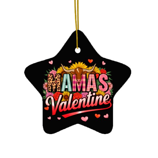 Valentines, Valentines Day, Retro Valentine Ceramic Ornaments