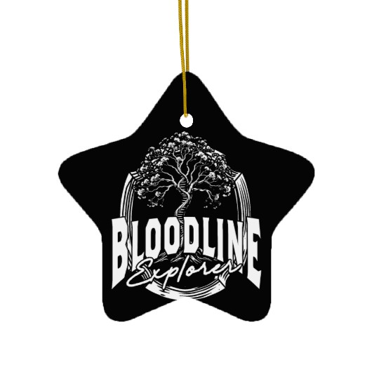 Genealogy Genealogist Bloodline Explorer Ceramic Ornaments
