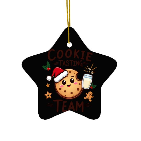 Cookie Tasting Team Ceramic Ornaments