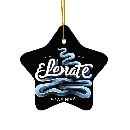 Elevate (A Brand by Uncle SoLo & Austin Bombaye) Ceramic Ornaments