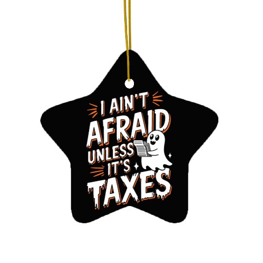 Paranormal Comedy Funny Ghost Humor Lighthearted Ceramic Ornaments