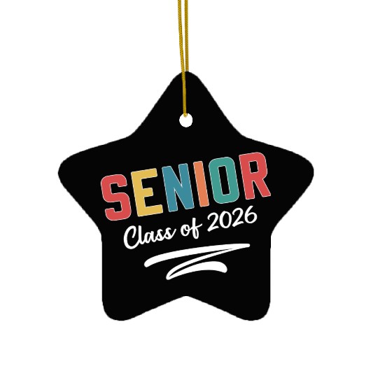 Senior Class of 2026 Graduation Senior Ceramic Ornaments