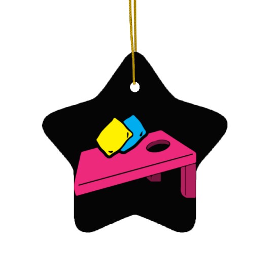 Step Back I'm A Cornhole Champion Ceramic Ornaments