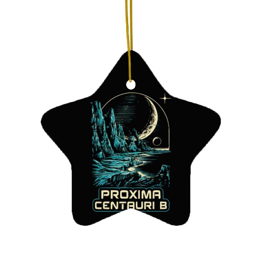Exoplanet Universe Space Astronomer Astronomy Ceramic Ornaments