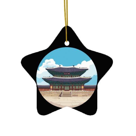 Old school Chinese kung fu Ceramic Ornaments