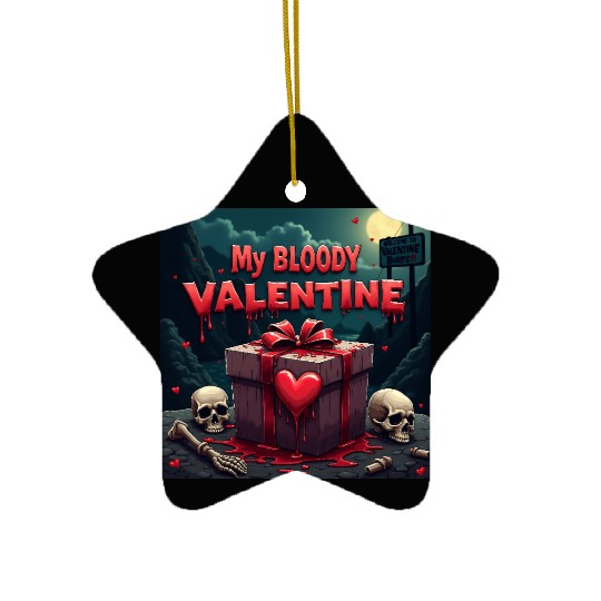 My bloody Valentine Ceramic Ornaments