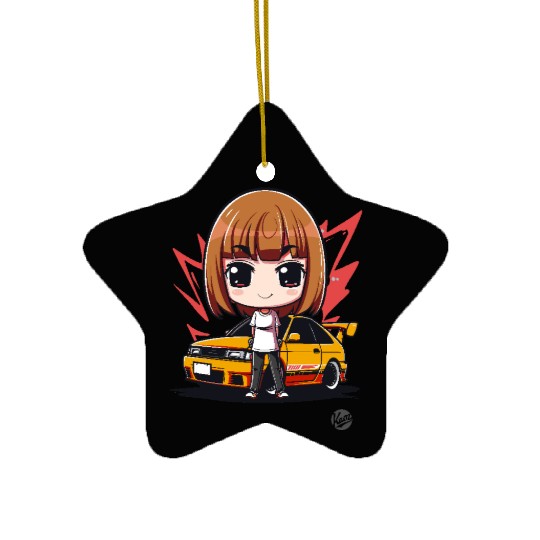 Chibi JDM Sport Car – Japan Style Ceramic Ornaments