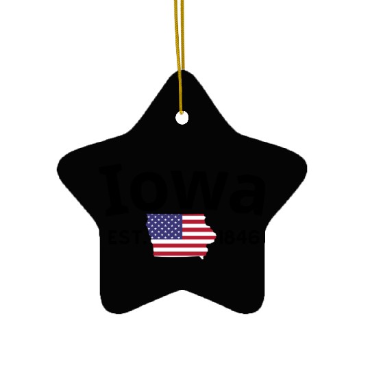 Iowa Ceramic Ornaments