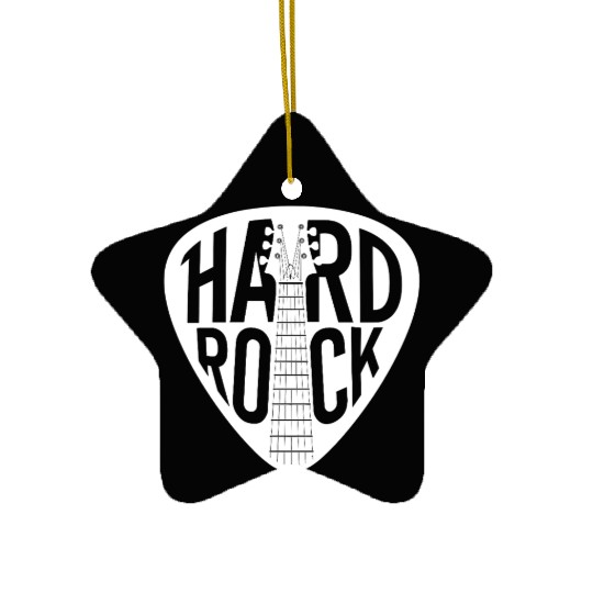 Hard Rock Guitar Pick Ceramic Ornaments
