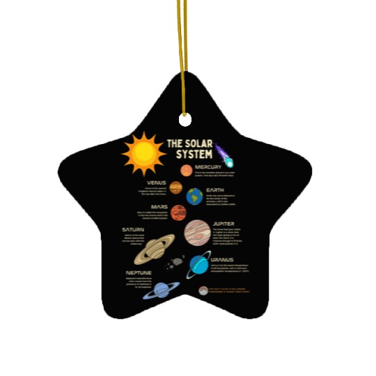 The Solar System Planets Ceramic Ornaments