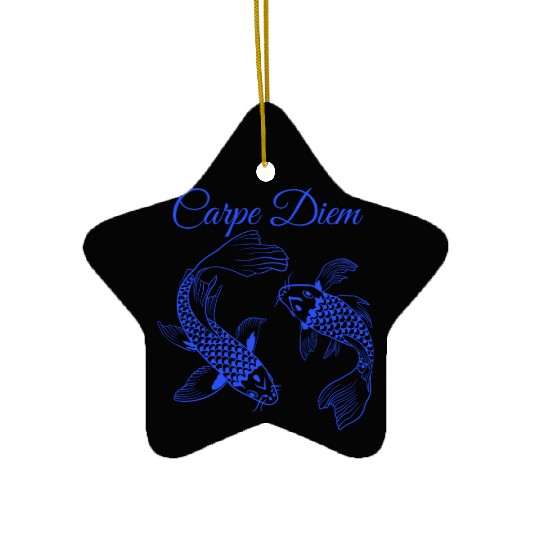 Carpe Diem Ceramic Ornaments