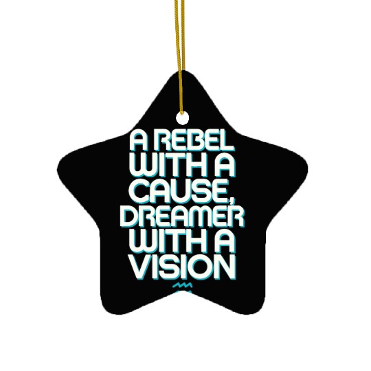 Aquarius Zodiac: Rebel With A Cause, Dreamer With Ceramic Ornaments
