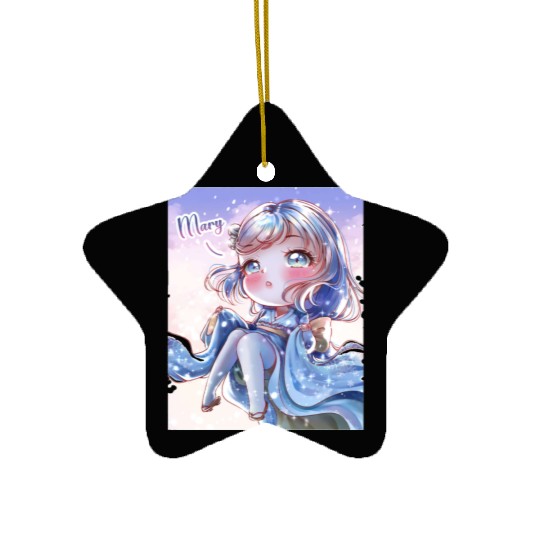 Legendary Chibi Mary Active Ceramic Ornaments